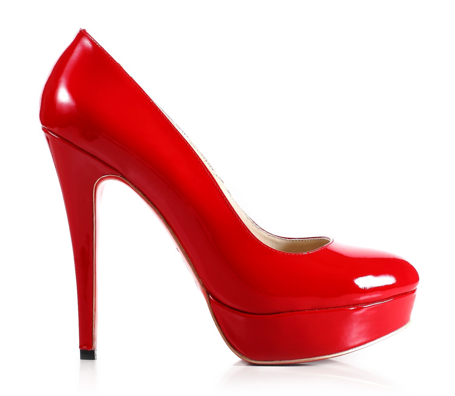 Red Patent Leather Pump High Heel Bikozulu