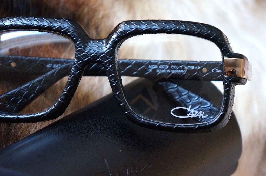 snakeskin cazal glasses